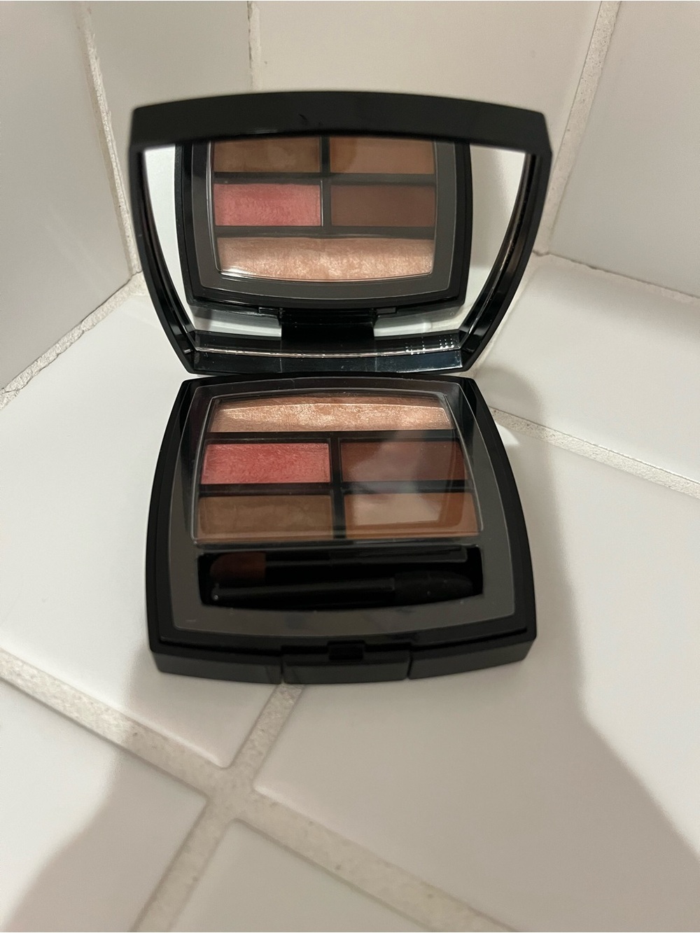 Chanel les beiges healthy glow natural eye shadow palette warm shade